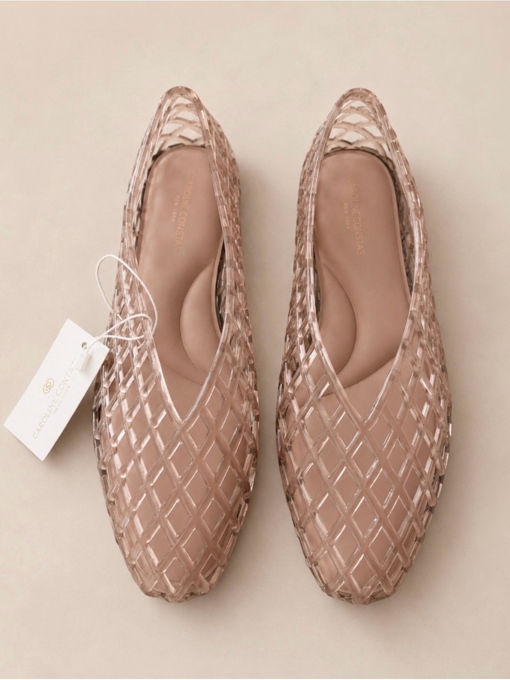 Caroline Constas jelly flats